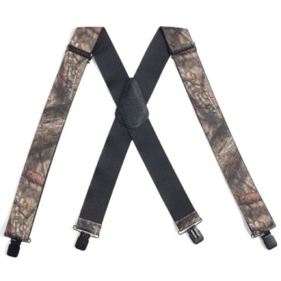 Carhartt Rugged Flex Camo Mossy Oak Suspenders 2” thick 45003 46” length NWOT - Picture 1 of 11